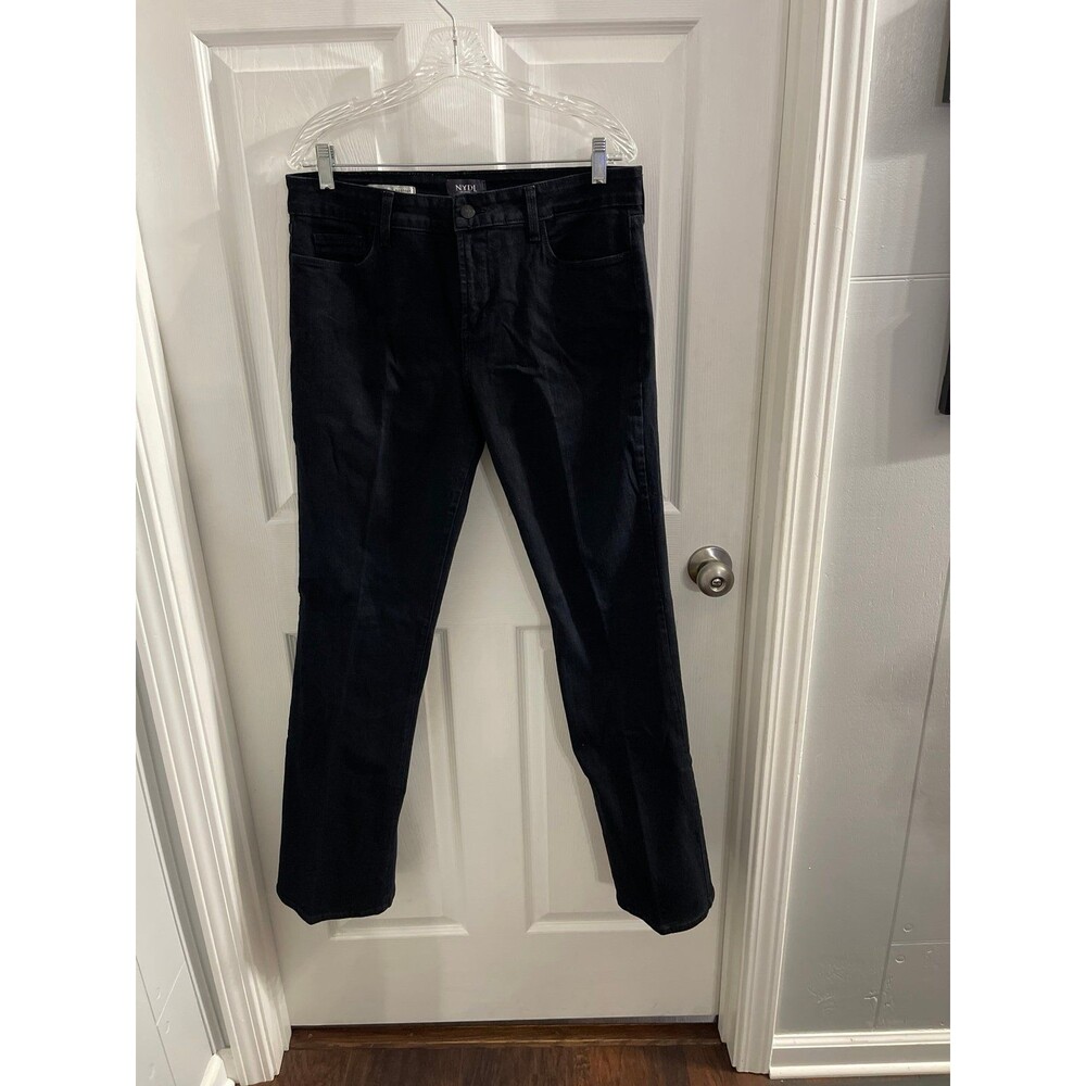 NYDJ Barbara Bootcut Black Jeans Size 12